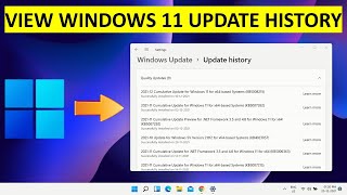 3 Ways to View Update History in Windows 11