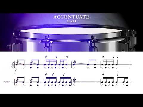 ACCENTUATE snare drum solo by Edward Freytag
