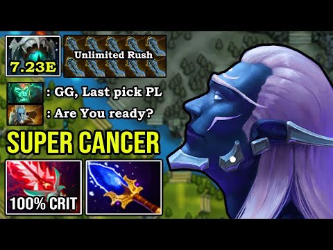 MOST CANCER EVER!! Zero CD Phantom Rush Crazy Chase To Death Scepter PL 24Kills Deleted WK DotA 2
