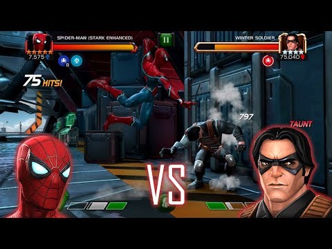 5 STAR RANK 3 STARK SPIDEY VS ROL WINTER SOLDIER! (Marvel Contest Of Champions)