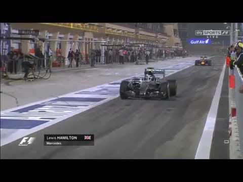 Hamilton and Raikkonen 'failing to leave the pits !!