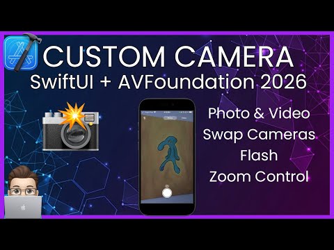 SwiftUI Camera Tutorial 2026 – Custom Camera with AVFoundation (Photo & Video Capture)