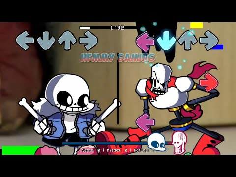 Sans and Papyrus Sing Sliced | FNF But Everyone Sings It | Vs Indie Cross V2 Mod Update