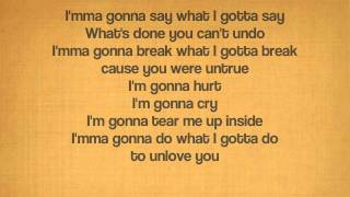 Elise Estrada-Unlove You Lyrics