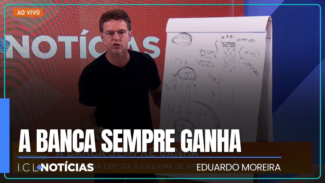 Banca sempre ganha: Eduardo Moreira explica esquema das bets e critica atuação do governo