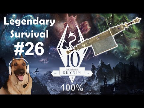 Skyrim Anniversary Edition Legendary Survival 100% - Alduin's Bane - Ep 26