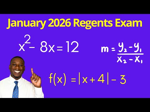 How to Pass the January 2026 Algebra 1 Regents