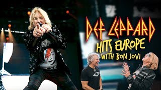 Meeting up with Bon Jovi - Def Leppard Hits Europe