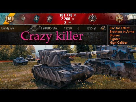 Crazy killer 12k+ dmg🔝 World of Tanks 🔝 FV4005 Stage II ✔️