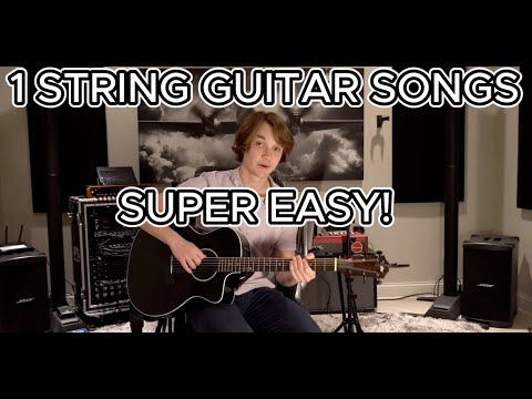 Super Easy 1 String Guitar Songs! (Perfect for Beginners)