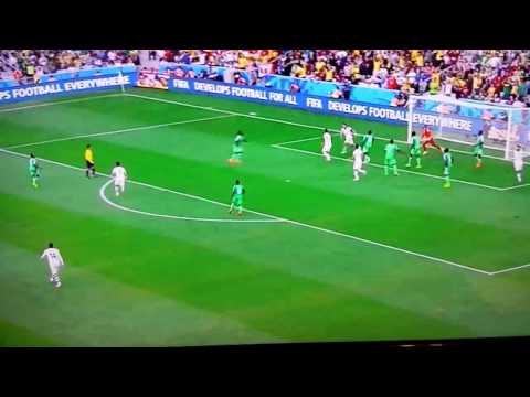 vincent ENYEAMA saves Nigeria's worldcup2014 hope.