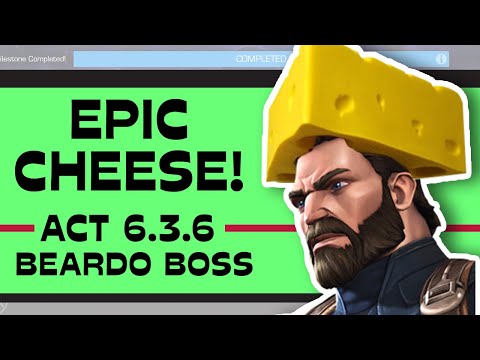 Epic Cheese of Act 6.3.6 Captain America Beardo Boss! ***NERFED*** | Marvel Contest of Champions