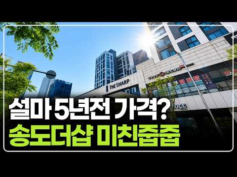5년전 분양가 이하? 비밀리에 진행되는 더샵송도 딱 5채 줍줍