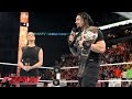 Stephanie McMahon Wipes The Smile Off Roman Reigns Face Raw December 21 2015
