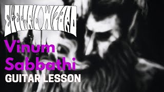 Electric Wizard Guitar Lesson w/ TAB - Vinum Sabbathi - Bb / A# Tuning