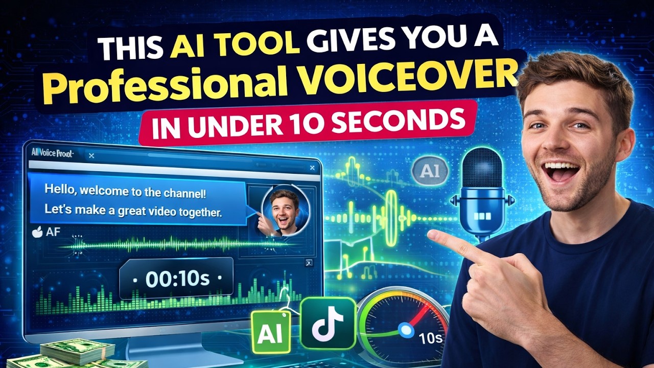 This AI Tool Gives You a Professional Voiceover in Under 10 Seconds