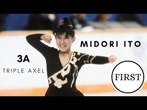 MIDORI ITO FIRST TRIPLE AXEL (3A) | First Triple Axel in Ladies Figure Skating | NHK Trophy 1988