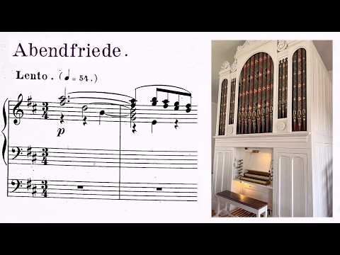 JOSEF RHEINBERGER Abendfriede op.156,10 | Brindley & Foster-Orgel (~1870) in Oberwestern
