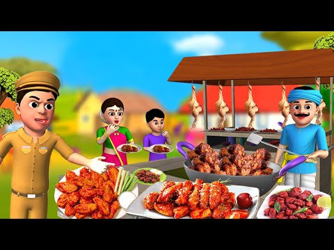 பேராசை கோழி பக்கோடா வர்த்தகர் - Greedy Chicken Pakodi Seller Tamil Moral Stories Comedy Funny Videos