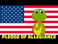 Pledge of Allegiance for Children preschool, home school, kindergarten, elementary, remote learning