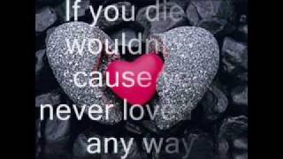 Mya - If you died I wouldn&#39;t cry (with Lyric)