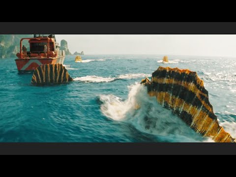 The Spinosaurus hunt the prey for their leader  (Mosasaur)#new#movie 