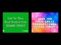 Look For These Great Products From Sesame Street Comparison 1995 1997 Vs 1998
