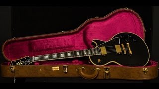 Video thumbnail for Gibson Custom Shop 20th Anniversary 1957 Les Paul Custom Black Beauty  •  SN: 73509 by Wildwood Guitars