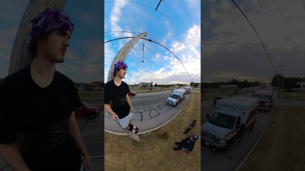 I Taped Myself to a Pole!