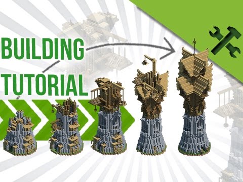 HUGE Fantasy Wizard Tower - Build Tutorial [Advanced]