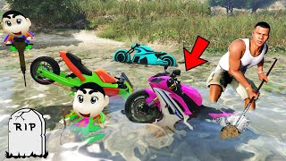 GTA 5 : I Found SECRET BURIED SUPER BIKE in GTA 5 ! (GTA 5 Mods)