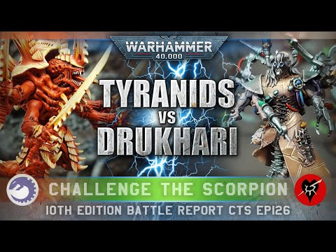 Tyranids vs Drukhari (Dark Eldar) Warhammer 40K 10th Edition Battle Report 2000pts