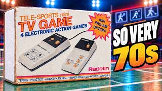 Radofin TELE-SPORTS MINI — 4 Games, 2 Controllers, 1 Very ’70s Time Capsule