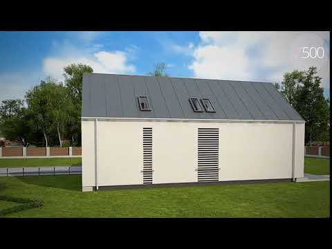 Z357 - Gotowy projekt domu z poddaszem użytkowym we współczesnym stylu do 170 m2