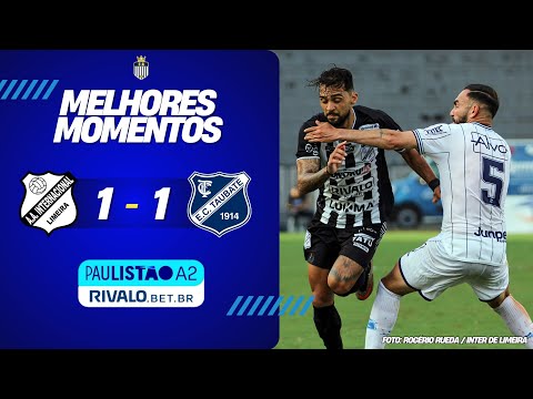 ⚽️ MELHORES MOMENTOS | INTER DE LIMEIRA 1x1 TAUBATÉ | PAULISTA A2 RIVALO 2026 | RODADA 03