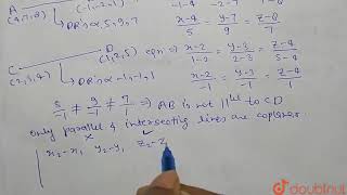 Download Lagu Show that the line segments joining the points (4, 7, 8), (-1, -2, 1) and (2, 3, 4), (1, 2, 5) i... Thumbnail