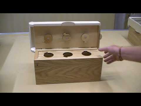 Bottle Box – premium wood brain teaser puzzle box with hidden compartment.
