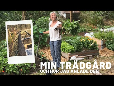 Min trädgård och hur jag anlade mer odlingsyta