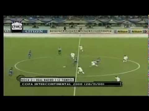 Final Completa Copa Intercontinental 2000: Boca Juniors 2 - 1 Real Madrid. Partido completo