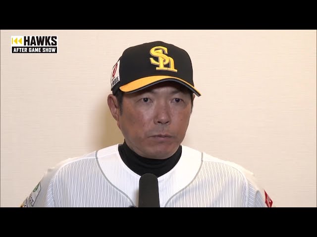 6月25日 埼玉西武ライオンズ・渡辺久信監督代行 試合後 6月25日 埼玉西武ライオンズ・渡辺久信監督代行 試合後
