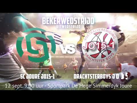 SJ Joure JO15-1 VS DrachtsterBoys JO15-1 -- Bekerwedstrijd