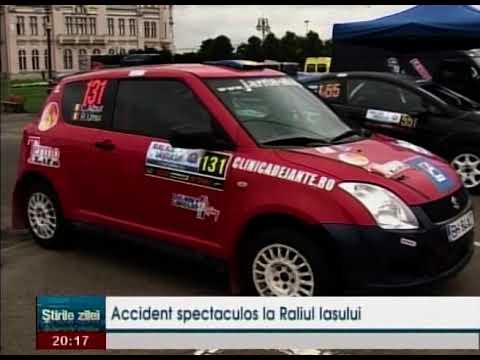 Accident spectaculos la Raliul Iasului