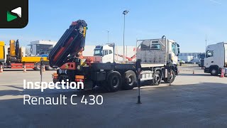 Купить бортовой грузовик Renault C 430 8X4 Palfinger PK33002EH Euro 6 Big Axle - Изображение 4 | Autoline GE Бортовой грузовик Renault C 430 8X4 Palfinger PK33002EH Euro 6 Big Axle | Изображение 4 - Autoline