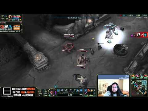 Imaqtpie explains how to deal with Vel'Koz bottom.