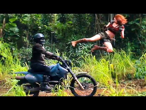Motorrad gegen Superkräfte | Jumanji: Willkommen im Dschungel | German Deutsch Clip 🔥 4K