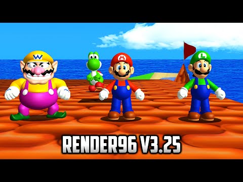⭐ Super Mario 64 PC Port - Render96 Models v3.25