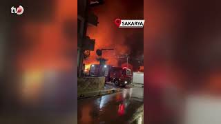 Ahşap Ev Alev Topuna Döndü