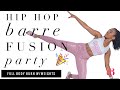 20 Minute Hip Hop Cardio And Barre Workout Bless The Body Fuzion
