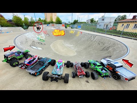Welches FAHRZEUG macht die BESTEN STUNTS im POOL? - FATALE RC Skatepark Action!