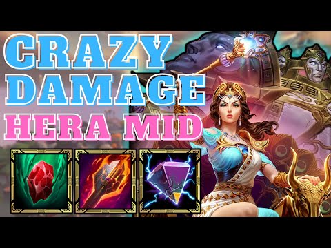 CRAZY DAMAGE NUMBERS | Smite Season 9 Conquest | Hera Is A hidden Gem!